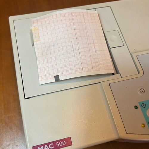 General Electric MAC 500 ECG μεταχειρισμένος ηλεκτροκαρδιογράφος για ανταλλακτικά ή επισκευή