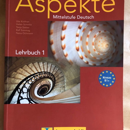 Aspekte coursebook used, level B1+ German language