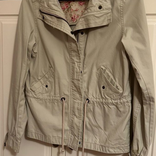 H&M spring jacket used, beige, size S