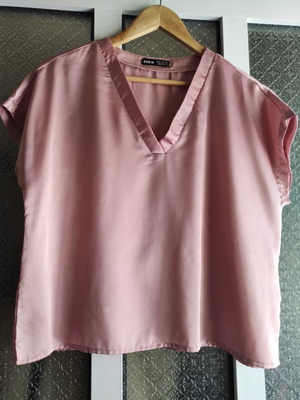 Silk blouse Shein new, pink apple size XL