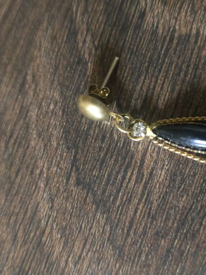 Earring used, old style, one piece