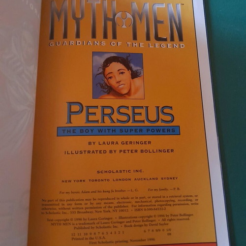 Mythmen Guardians of the Legends Perseus used comic book