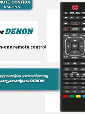 Replacement remote control for Denon audio systems new