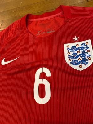 England 2014 Nike εκτός έδρας φανέλα μεταχειρισμένη, αυθεντική, large