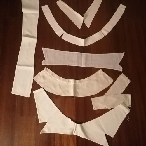 Collars and cuffs used for sewing on blouses or dresses