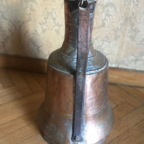 old copper container, copper, bronze, retro, vintage, retro, antique kitchen decoration copper