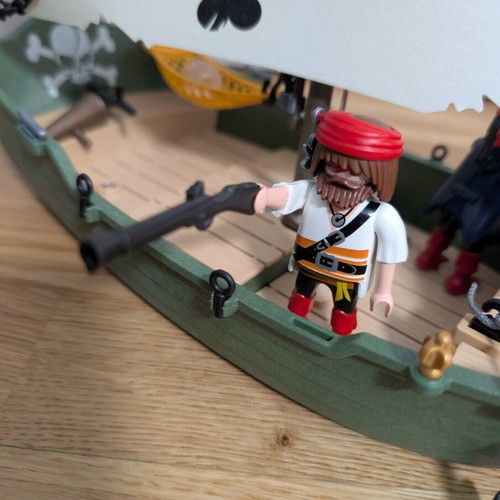 Playmobil Pirate Ship with Crew and Accessories
