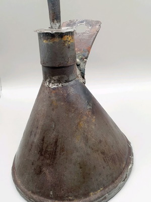 Copper vessel used, old, 14cm