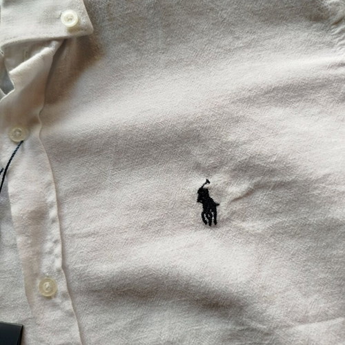 Polo Ralph Lauren short sleeve white shirt new Medium
