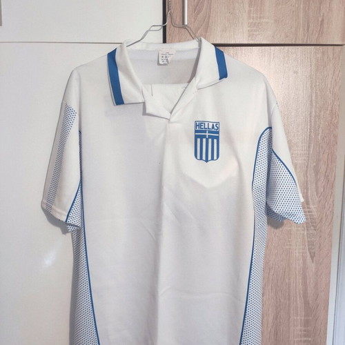 Greece National Football Jersey White New Zagorakis No7