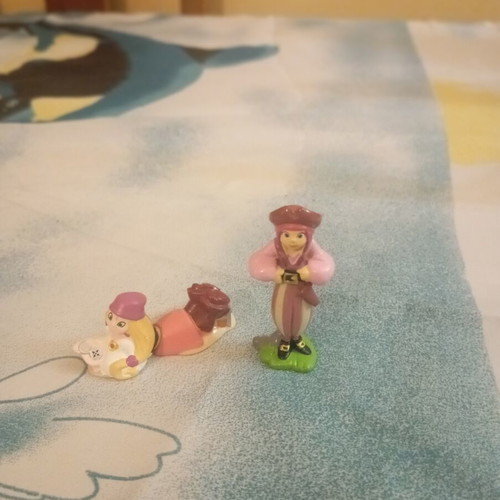 Kinder monsters and pirates figures used set