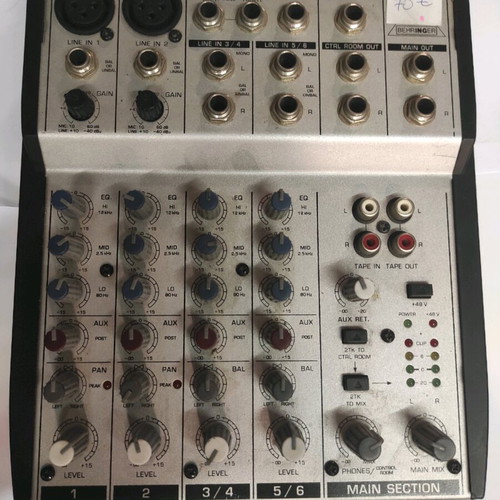 Europack MX 602A audio mixer used