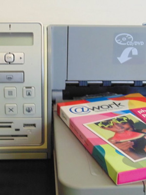 HP Photosmart D 5160 printer used with manual and ink