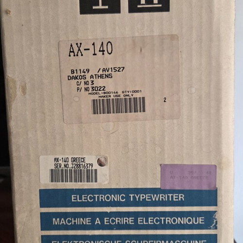 Brother AX-140 vintage electronic typewriter like new