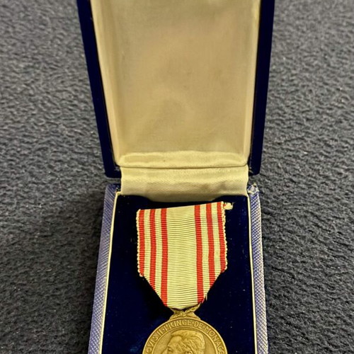 Monaco Medal Prince Louis II, 2nd Class Bronze, used