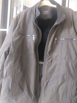 Ανδρικό μπουφάν σκούρο γκρί ΧXL, τιμή διαπραγματεύσιμη