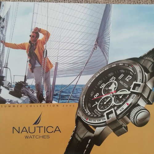 Nautica 2005 promotional watch catalog like new