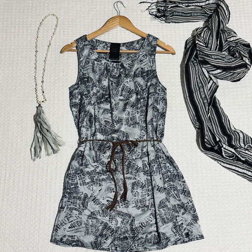 G-Star Raw silk dress, size S, gray
