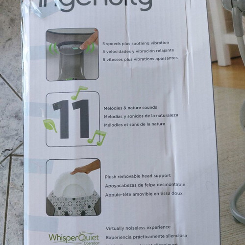 Ingenuity ConvertMe Swing-2-Seat electric rocker-swing like new