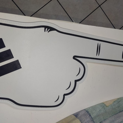 Adidas giant foam finger new, authentic