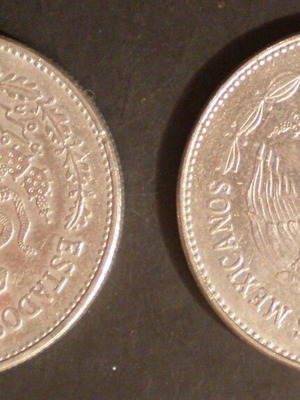 Μεξικό 50 πέσος 1983 και 1984, 2 μεγάλα νομίσματα σε εξαιρετική κατάσταση