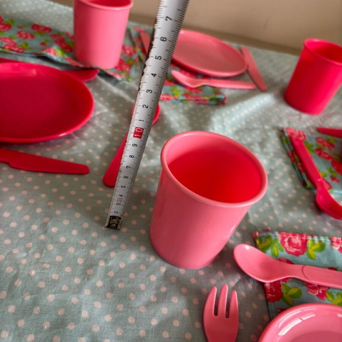 Imaginarium kids picnic set used with tablecloth and utensils