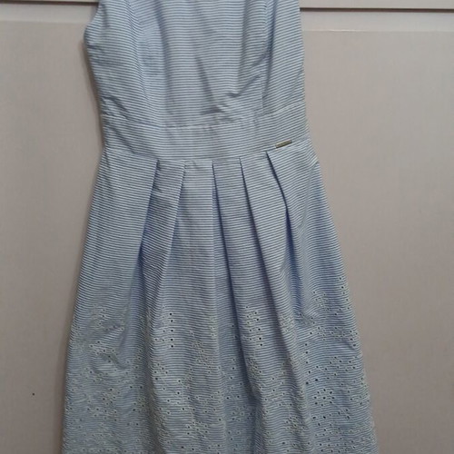 Summer dress Matis like new, white and blue, size S