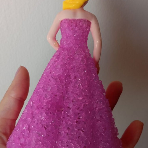 Princess figure with light new, height 15 cm
