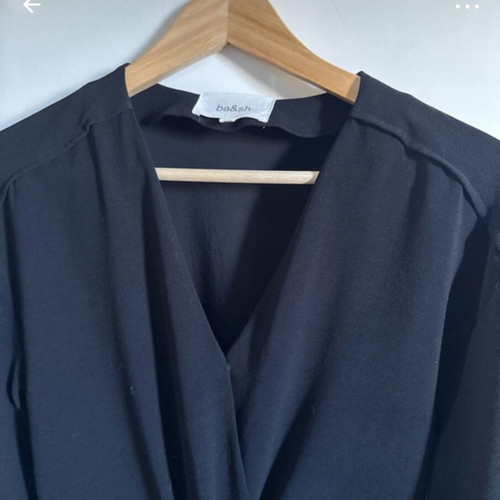 Dress draped Ba&Sh like new, black