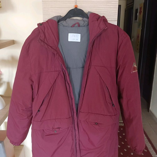 Zara winter jacket burgundy used for 13-14 years 164cm XS