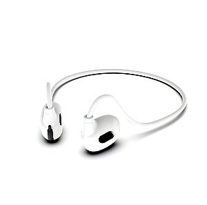 PRO AIR Earhooks Sports Νέα Ασύρματη Έκδοση Earbuds Χαμηλής Καθυστέρησης Υψηλής Ποιότητας HiFi Λευκό