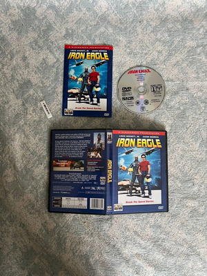 Iron Eagle DVD like new, action adventure with subtitles