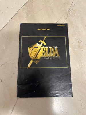 The Legend of Zelda Ocarina of Time manual used, German, Nintendo 64