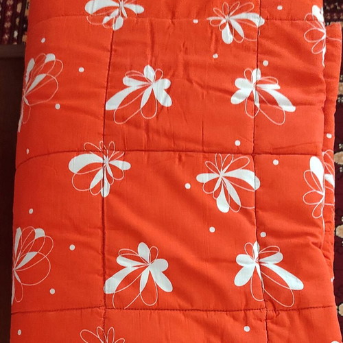 Double quilt used with seam defects