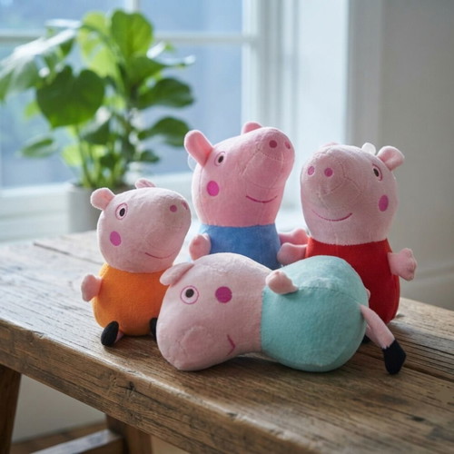 Peppa Pig plush toy set of 4 new