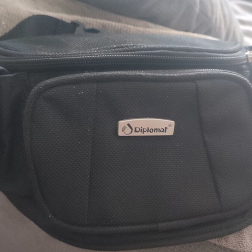 Diplomat waist bag black, like new