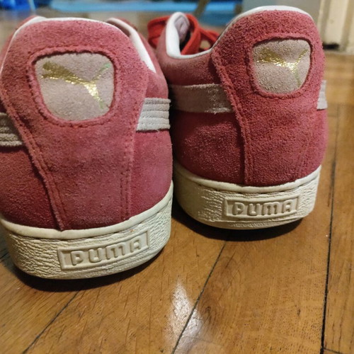 Puma Suede sneakers used, size 47-47.5, red