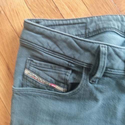 Diesel women's cotton jeans size 28 like new, gray blue