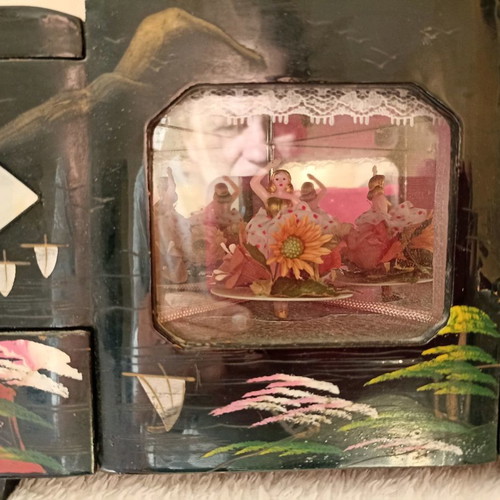Vintage music box used from Japan 1950s