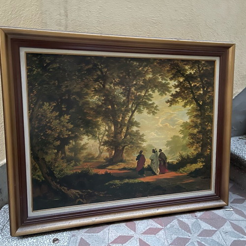 Πίνακας σε κορνίζα μεταχειρισμένος, μέγεθος Π85 Υ68