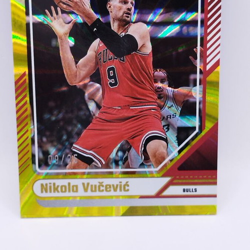 Panini Donruss Nikola Vucevic Holo Yellow Laser 09/25 card like new