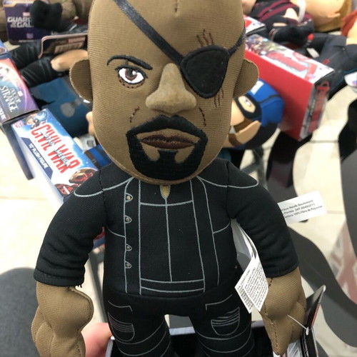 Nick Fury Avengers Movie 10” Plush Figure new with tag Marvel