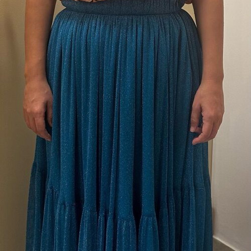 Karavan tulle skirt like new, medium, turquoise