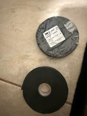 3m electrician tapes new, 2 pieces 3 m