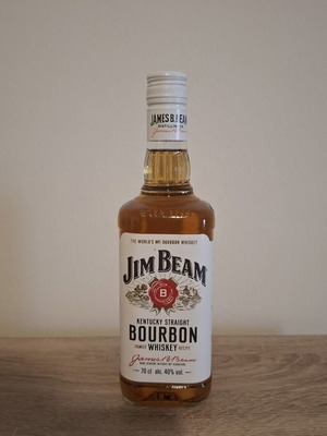 Jim Beam White Label Kentucky Straight Bourbon ουίσκι 700ml