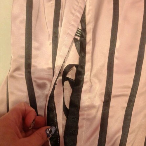 Desiree corset like new, satin, size M, black and pink