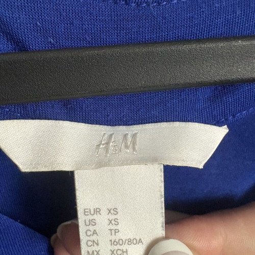 H&M beach dress like new, size XS, blue
