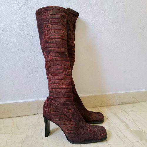 Bournazos vintage 90s y2k deadstock turtle print sock boots