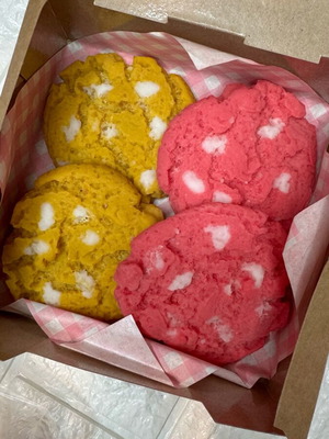 Wax Melts Big Cookies new, 4 pieces with bubblegum and watermelon-strawberry scent