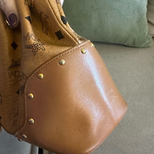 MCM medium shoulder bag brown used